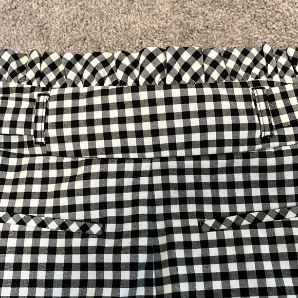 Cynthia Rowley gingham paper bag skirt size 4 - Picture 6 of 7